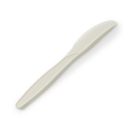 Нож из кукурузного крахмала, 7 дюймов (17,5 см), белый