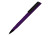 Ручка пластиковая soft-touch шариковая Taper, фиолетовый/черный