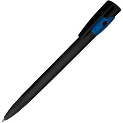 Ручка шариковая из экопластика KIKI ECOLINE (черный, синий)