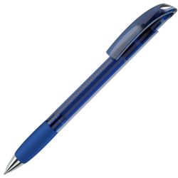 Ручка шариковая с грипом NOVE LX (синий, серебристый)
