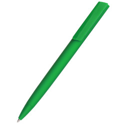 Ручка пластиковая Lavy софт-тач, зеленая
