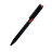 Ручка металлическая Slice Soft софт-тач, красная