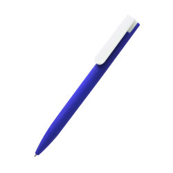 Ручка пластиковая Mira Soft, синяя