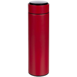 Смарт-бутылка с заменяемой батарейкой Long Therm, красная