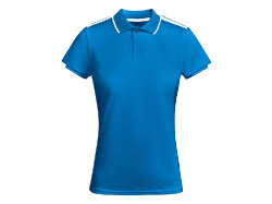 Рубашка-поло Tamil женская, королевский синий/белый