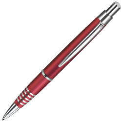 Ручка шариковая SELECT (красный, серебристый)