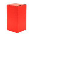 Коробка глянцевая для термокружки Surprise, красная