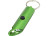 Flare светодиодный фонарик из переработанного алюминия и открывалка для бутылок с брелоком - Зеленый