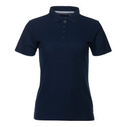 Рубашка поло женская STAN хлопок/полиэстер 185, 04WL, темно-синий