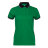 Рубашка поло женская STAN с контрастными деталями хлопок/полиэстер 185, 04CW, зелёный