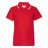 Рубашка поло детская STAN с окантовкой хлопок/полиэстер 185, 04TJ, красный