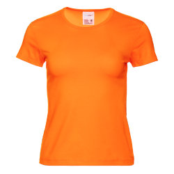 Футболка женская STAN хлопок/эластан 180, 37W, оранжевый
