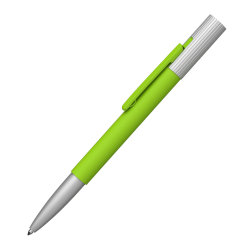 Ручка шариковая "Clas", покрытие soft touch, зеленое яблоко