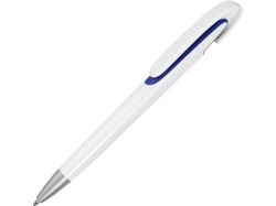 Ручка шариковая Rio, черные чернила, белый/ярко-синий