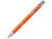 Шариковая кнопочная ручка Moneta с матовым антискользящим покрытием, оранжевый