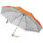 Зонт складной Silverlake, оранжевый с серебристым