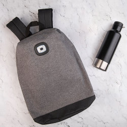 Набор подарочный URBANICON: рюкзак, бутылка для воды (черный)