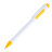 Ручка шариковая MAVA (белый, желтый)