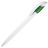 Ручка шариковая GOLF WHITE (белый, зеленый)