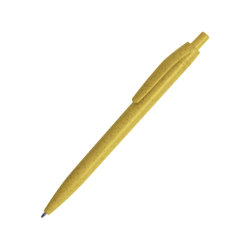 WIPPER, ручка шариковая, пластик с пшеничным волокном (желтый)