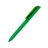 Ручка шариковая FLOW PURE c покрытием soft touch и прозрачным клипом (зеленый)