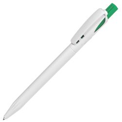 Ручка шариковая TWIN WHITE (белый, зеленый)