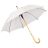 Зонт-трость с деревянной ручкой, полуавтомат; белый; D=103 см, L=90см; 100% полиэстер (белый)