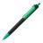 Ручка шариковая FORTE SOFT BLACK, покрытие soft touch (черный, зеленый)