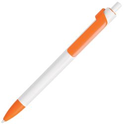 Ручка шариковая FORTE (белый, оранжевый)