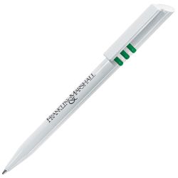 Ручка шариковая GRIFFE (белый, зеленый)