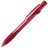 ALLEGRA LX, ручка шариковая с грипом, прозрачный красный, пластик (красный)